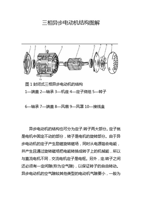 三相异步电动机结构图解