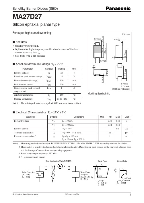 MA27D27资料