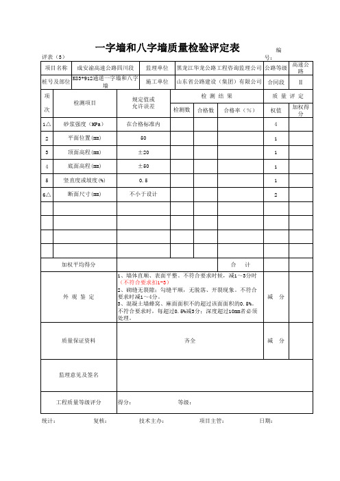 一字墙和八字墙