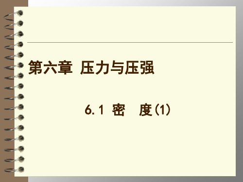 沪教物理九年级上册第6章6.1 密度_3