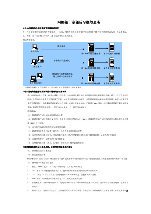 网络系统集成——习题与思考10