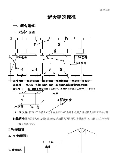 猪舍建筑规范