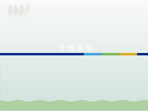 企业定价方法、程序与策略PPT课件( 25页)