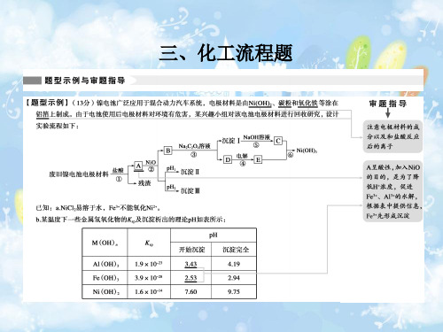 高考化学总复习：化工流程题