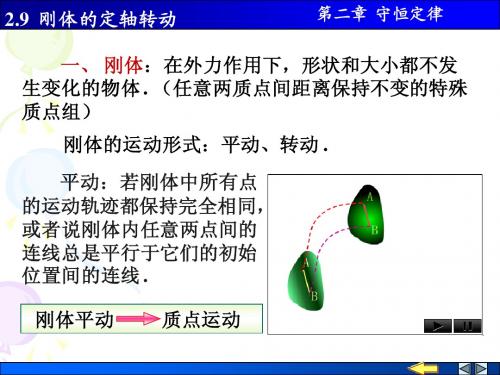 2.9刚体的定轴转动