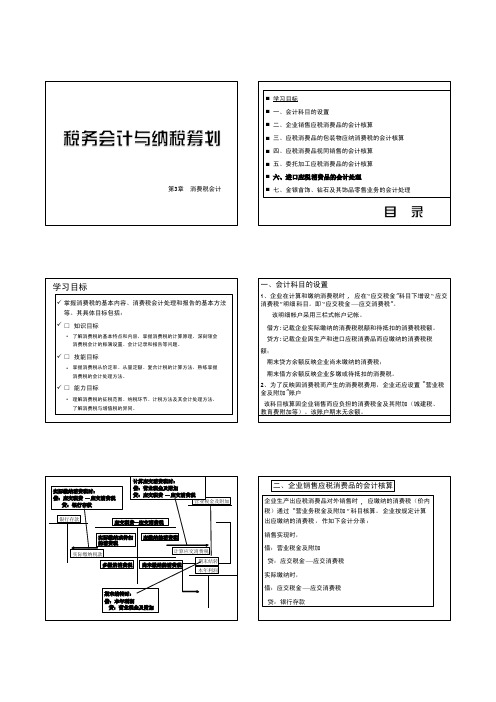 第3章  消费税会计(讲义版)