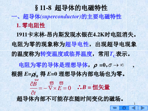 11-8超导体的电磁特性