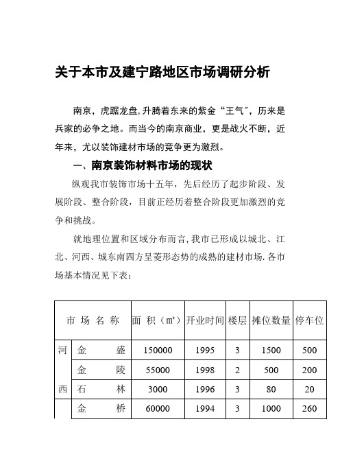 南京家居建材装饰材料市场的现状及发展趋势分析报告