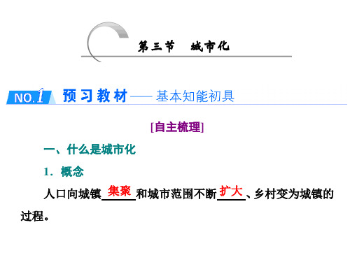 人教版高中地理必修二同步课件：第二章 第三节城市化