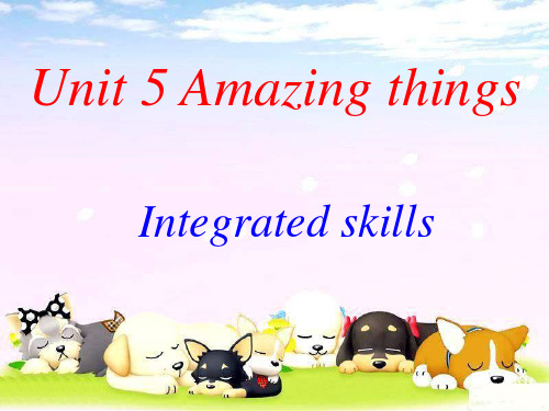 牛津英语 7B Unit5 Integrated skills 课件p
