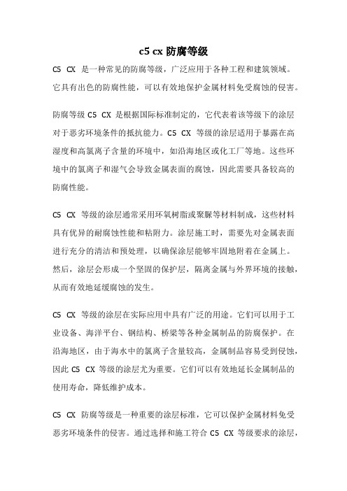 c5 cx防腐等级