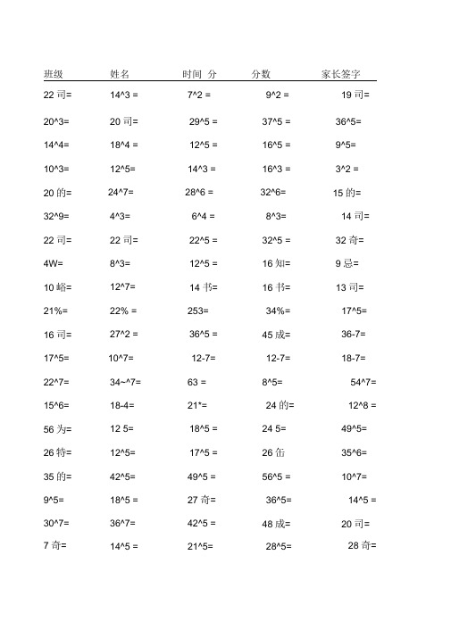 (完整版)小学数学二年级下学期有余数的除法口算练习题