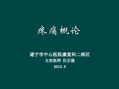 2015本科疼痛教学疼痛概论