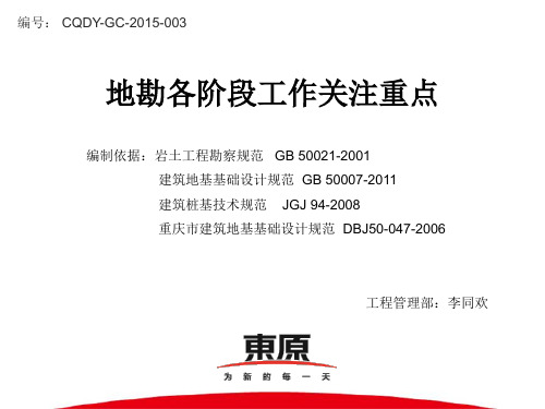 地勘各阶段工作关注重点-003号(2015.7.20)