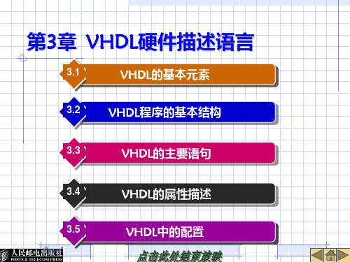 第3章  VHDL硬件描述语言PPT课件