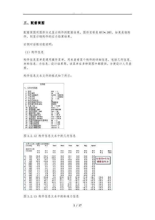 盈建科配筋信息