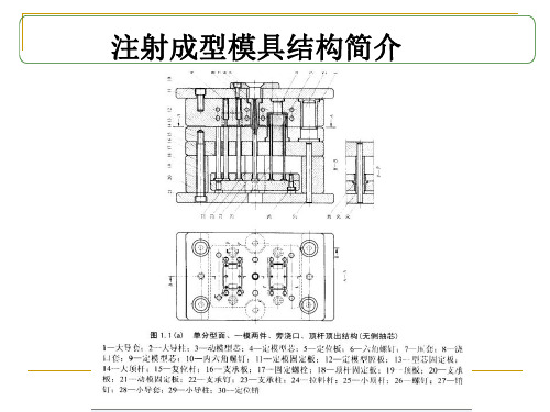 注塑成型机结构简介