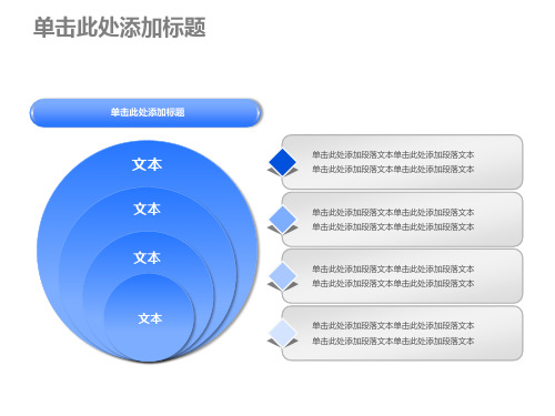 大圆套小圆多项包含PPT图表