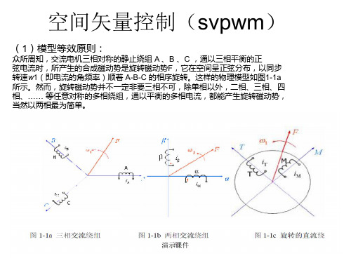 详细版svpwm空间矢量控制原理及详细计算.ppt