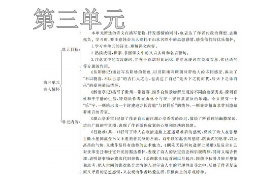 2019年秋人教版九年级语文上册课件：10  岳阳楼记 (共44张PPT)