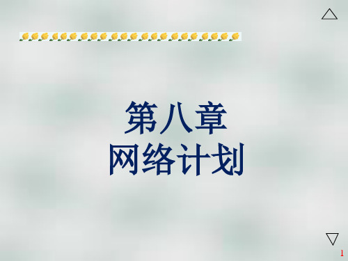 第八章网络分析资料