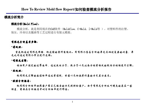 模流分析报告解析PPT课件