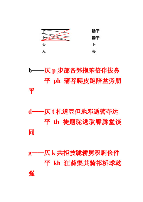 三、韵母系统