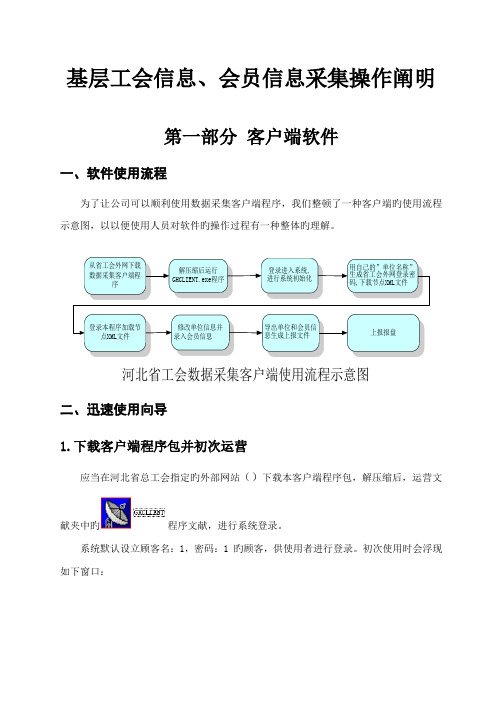 河北省工会数据采集客户端使用说明书