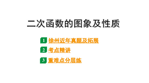 2024徐州中考数学二轮复习 二次函数的图像及性质(课件)