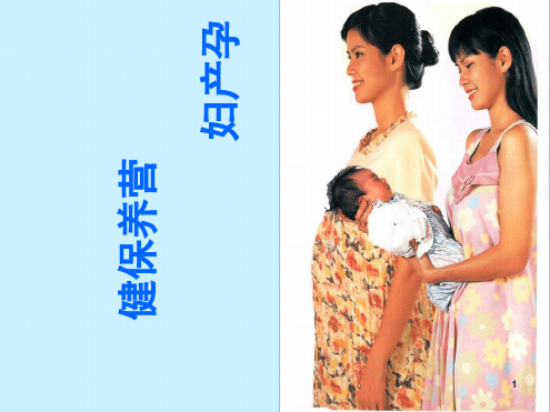 孕产妇营养保健PPT课件