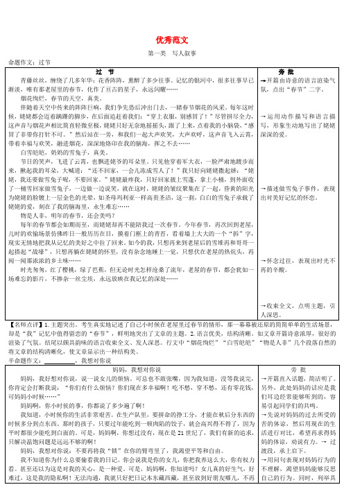 海南省2018中考语文试题研究优秀范文