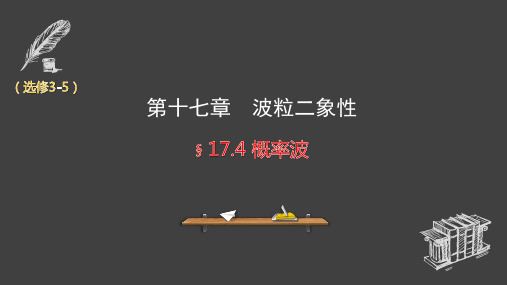 §17.4 概率波