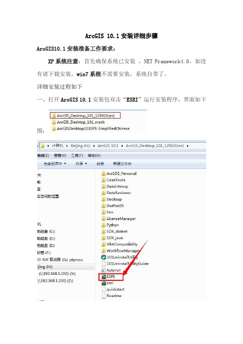 ArcGIS 10.1安装详细步骤教程