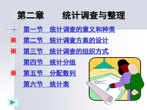 统计学第二章统计调查与统计整理