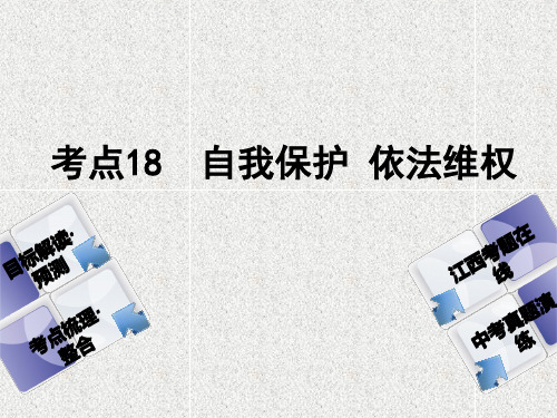 中考政治复习考点18自我保护依法维权教材梳理课件62