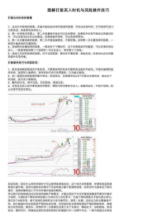 图解打板买入时机与风险操作技巧