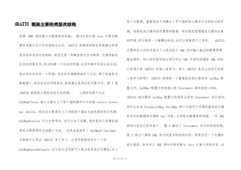 iBATIS 框架主要的类层次结构