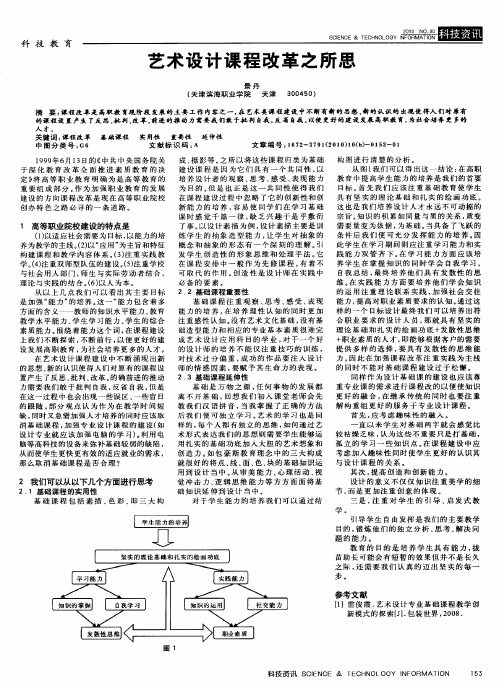 艺术设计课程改革之所思