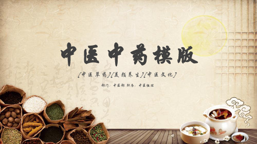 中医中药模版