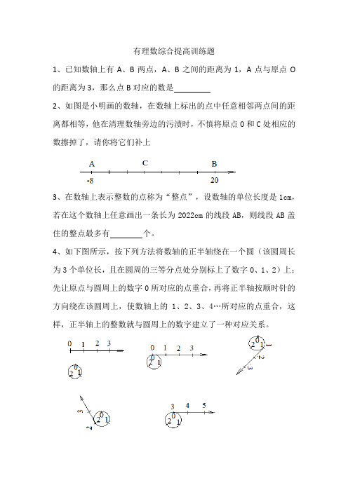 有理数综合提高训练题