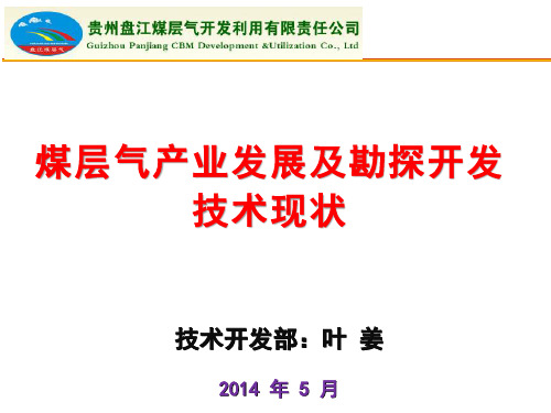 煤层气产业发展及勘探开发技术现状1ppt