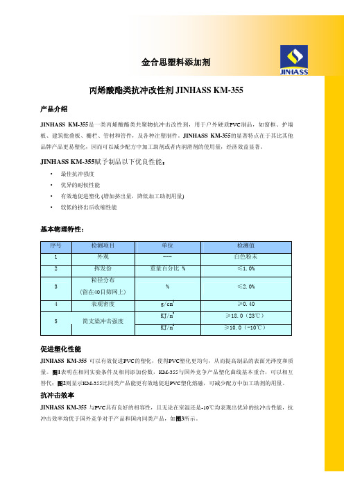 ACR抗冲改性剂 pvc抗冲改性剂 KM355