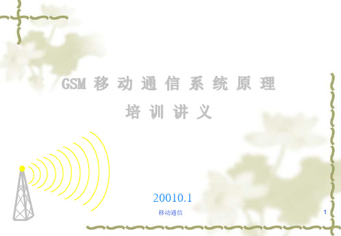 GSM系统基本原理培训材料1