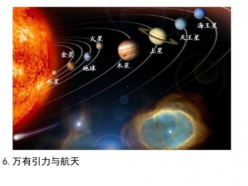 广西玉林市容县高级中学人教版高一物理必修二课件：6.1-6.6万有引力与航天 (共44张PPT)