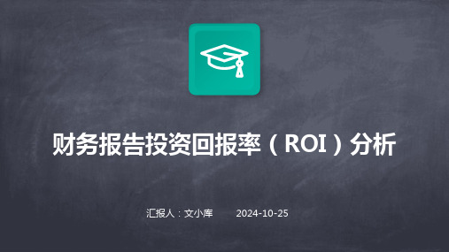 财务报告投资回报率(ROI)分析