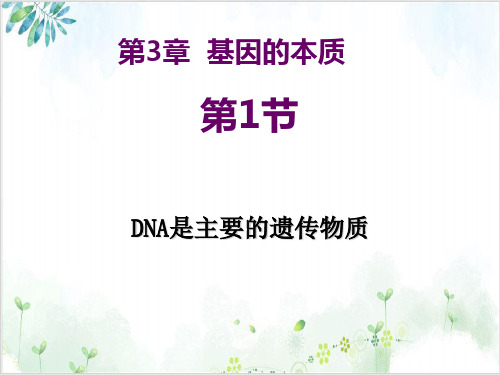 [人教版]《DNA是主要的遗传物质》课件1