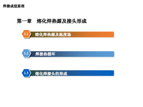 焊接成型原理