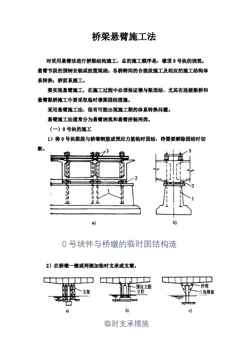 桥梁悬臂施工法