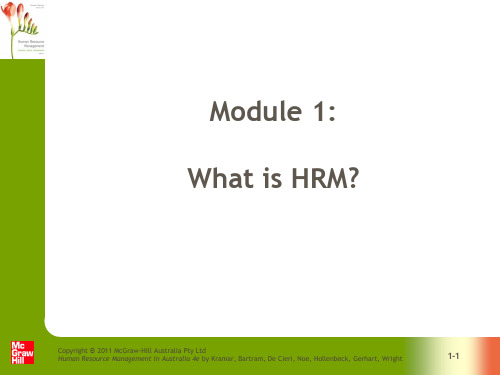 人力资源管理01_What is HRM