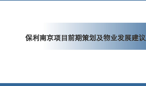 [南京]大型都市主义项目前期策划及物业发展建议(图文并茂,附案例)